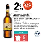 Promo Bière blonde l’originale “Ch’ti” à 2,69 € dans le catalogue E.Leclerc à Blagnac