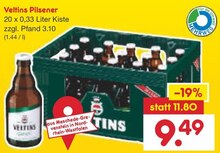 Pilsener bei Netto Marken-Discount in Übach-Palenberg Pilsener im Angebot bei Netto Marken-Discount Übach-Palenberg für 9,49 €