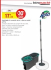 Ensemble lavage seau + balai mop - Apta dans le catalogue Intermarché