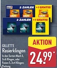 Mach 3 oder Fusion 5 Angebote von Gillette bei ALDI Nord Hagen für 24,99 €