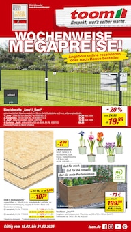 Garten Angebot im aktuellen toom Baumarkt Prospekt auf Seite 1