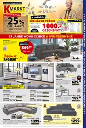 Aktueller Wohn Schick Prospekt mit Couchtisch, "CASH-BACK-JUBEL-PRÄMIE", Seite 13