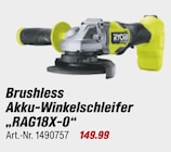 toom Baumarkt Gammertingen - Brushless Akku-Winkelschleifer Angebot im Prospekt Brushless Akku-Winkelschleifer bei toom Baumarkt im Gammertingen Prospekt für 149,99 €