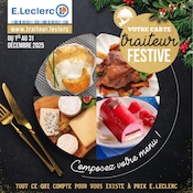 Prospectus E.Leclerc à Villeparisis, "CARTE TRAITEUR", 40 pages de promos valables du 01/12/2025 au 31/12/2025