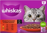 Gemischte oder Klassische Auswahl Katzennahrung Angebote von Whiskas bei REWE Oberhausen für 4,19 €