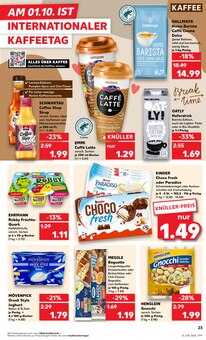 Kaffee im Kaufland Prospekt "Hier bin ich richtig" mit 60 Seiten (Nordhausen)