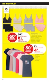Promos Pyjama Femme dans le catalogue "SUPER U" de Super U Pyjama Femme en promo dans le catalogue Super U à la page 22