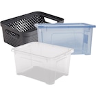 SUR TOUTES LES BOÎTES DE RANGEMENT EN PLASTIQUE - CARREFOUR HOME - Carrefour à Lyon SUR TOUTES LES BOÎTES DE RANGEMENT EN PLASTIQUE - CARREFOUR HOME en promo chez Carrefour Lyon