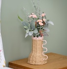 Vase tressé en promo chez B&M Montreuil à 7,99 €