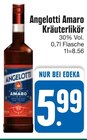 Amaro Kräuterlikör Angebote von Angelotti bei EDEKA Landshut für 5,99 €