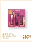 Coffret Thé des vignes 50 ml - Caudalie à 24,50 € dans le catalogue Monoprix