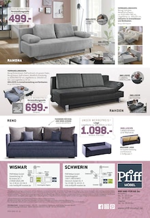 Couch im PFIFF Möbel Prospekt "MEHR INSPIRATION FÜR IHR SCHÖNES ZUHAUSE" mit 20 Seiten (Lübeck)