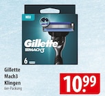 Gillette Mach3 Klingen Angebote bei famila Nordost Stralsund für 10,99 €