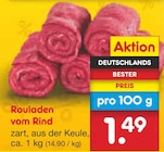 Netto Marken-Discount - Rouladen vom Rind Angebot im Prospekt Rouladen vom Rind bei Netto Marken-Discount im Prospekt "" für 1,49 €