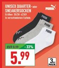 Unisex Quartersocken im Angebot bei Marktkauf in Lünen Unisex Quartersocken Angebote von PUMA bei Marktkauf Lünen für 5,99 €