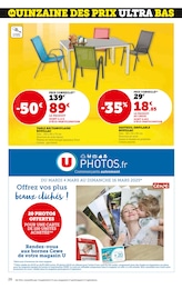 Offre Table Salle À Manger dans le catalogue Super U du moment à la page 26