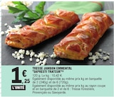 Tresse Jambon Emmental - SAPRESTI TRAITEUR en promo à 1,25 € chez E.Leclerc Tresse Jambon Emmental - SAPRESTI TRAITEUR dans le catalogue E.Leclerc