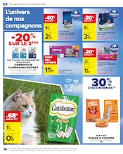 Promos Litière minérale chat dans le catalogue "Carrefour" de Carrefour à la page 38