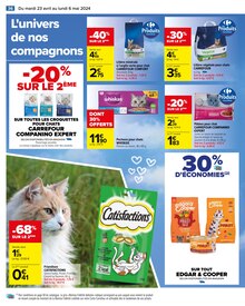 Promo Alimentation Chat dans le catalogue Carrefour du moment à la page 38