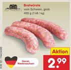 Bratwürste im Angebot bei Netto Marken-Discount in Norderstedt Bratwürste Angebote von Gut Ponholz bei Netto Marken-Discount Norderstedt für 2,99 €