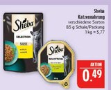 Katzennahrung im Angebot bei Marktkauf in Schweinfurt Katzennahrung Angebote von Sheba bei Marktkauf Schweinfurt für 0,49 €