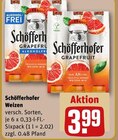 Grapefruit im Angebot bei REWE in Memmingen Grapefruit Angebote von Schöfferhofer bei REWE Memmingen für 3,99 €