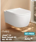 Izumi 2.0 Wand-Tiefspül-WC inkl. WC-Sitz von Rivea für 323,95 € bei REUTER im Angebot Izumi 2.0 Wand-Tiefspül-WC inkl. WC-Sitz von Rivea im aktuellen REUTER Prospekt