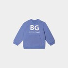 Sweat manches longues avec poche bleu lavande bébé garçon en promo chez La Halle Sweat manches longues avec poche bleu lavande bébé garçon dans le catalogue La Halle