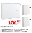 Kommodenserie Espresso 3-türig, 2 Schubkästen Angebote bei Möbel AS Karlsruhe für 69,95 €
