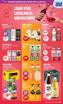 Coca Cola im Getränke Hoffmann Prospekt "Aktuelle Angebote" mit 11 Seiten (Cottbus)