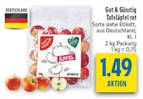 Aktuelle Äpfel Angebote bei diska in Dresden Aktuelles Tafeläpfel rot Angebot bei diska in Dresden ab 1,49 €