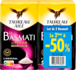 RIZ BASMATI LONG GRAIN TAUREAU AILÉ - TAUREAU AILE en promo chez Auchan Hypermarché RIZ BASMATI LONG GRAIN TAUREAU AILÉ - TAUREAU AILE dans le catalogue Auchan Hypermarché