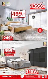 Bett im Segmüller Prospekt "Segmüller Highlight Angebote" auf Seite 28