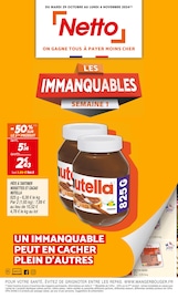 Catalogue Discount Alimentaire Netto en cours à Bollène et alentours, "LES IMMANQUABLES SEMAINE 1", 18 pages, 29/10/2024 - 04/11/2024