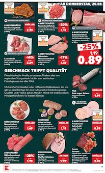 Schnitzel im Kaufland Prospekt "Hier bin ich richtig" mit 71 Seiten (Düsseldorf)