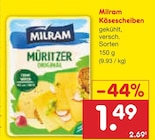 Käsescheiben bei Netto Marken-Discount im Schwabach Prospekt für 1,49 €
