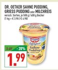 Sahne Pudding, Griess Pudding oder Milchreis Angebote von Dr. Oetker bei Marktkauf Mülheim für 1,99 €