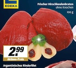 Frischer Hirschkeulenbraten bei EDEKA im Prospekt "" für 2,99 €