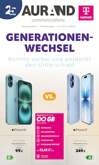 Aurand Communications Prospekt GENERATIONEN-WECHSEL mit 8 Seiten