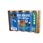 Lot de 5 bûches de bois densifié à Carrefour dans Chamberet