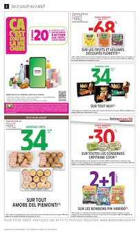Catalogue Intermarché Express de la semaine "34% EN AVANTAGE CARTE" avec 2 pages, valide du 21/07/2026 au 02/08/2026 pour Marseille et alentours Prospectus Intermarché Express de la semaine "34% EN AVANTAGE CARTE" avec 2 pages, valide du 21/07/2026 au 02/08/2026 pour Marseille et alentours