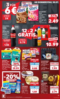 Cola im Kaufland Prospekt "Hier bin ich richtig" mit 74 Seiten (Gießen)