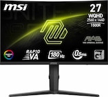MAG 275CQRFDE QD E2 27 Zoll WQHD Curved Gaming Monitor im Angebot bei MediaMarkt Saturn in Augsburg MAG 275CQRFDE QD E2 27 Zoll WQHD Curved Gaming Monitor Angebote von MSI bei MediaMarkt Saturn Augsburg für 199,00 €