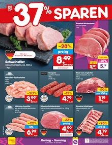 Schweinefilet im Netto Marken-Discount Prospekt "Aktuelle Angebote" mit 68 Seiten (Aachen)