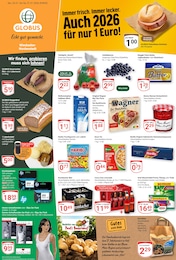 GLOBUS Prospekt: "Aktuelle Angebote", 26 Seiten, 26.01.2026 - 31.01.2026