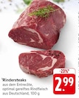 Rindersteaks Angebote bei E center Heidenheim für 2,99 €