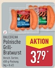 Polnische Grill-Bratwurst von Balcerzak für 3,79 € bei ALDI Nord im Angebot Polnische Grill-Bratwurst von Balcerzak im aktuellen ALDI Nord Prospekt