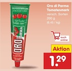 Tomatenmark im Angebot bei Netto Marken-Discount in Kaarst Tomatenmark Angebote von Oro di Parma bei Netto Marken-Discount Kaarst für 1,29 €