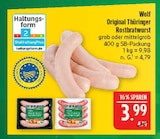 Original Thüringer Rostbratwurst bei Marktkauf im Nobitz Prospekt für 3,99 €