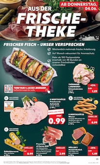 Wiener Würstchen Angebot im Kaufland Prospekt, gültig von 04.06.2026 bis 10.06.2026 Wiener Würstchen Angebot im aktuellen Kaufland Prospekt auf Seite 25